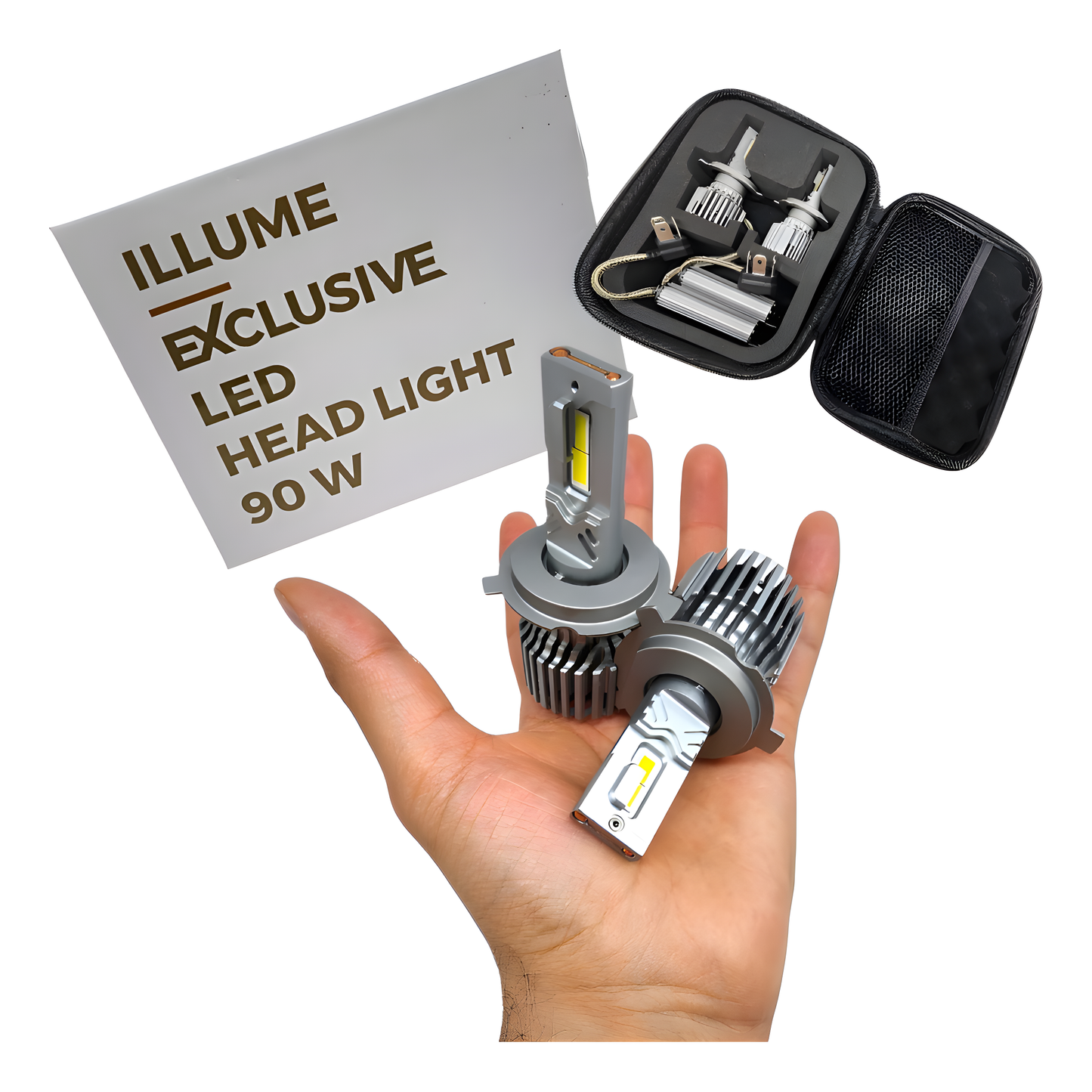 Focos Led Illume Exclusive H4 Cam Bus 28,000 Lumenes 90w